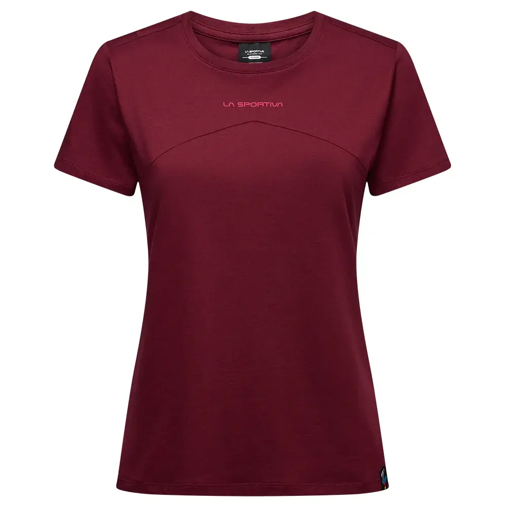 Koszulka damska La Sportiva ROOF T-SHIRT redwood/azalea