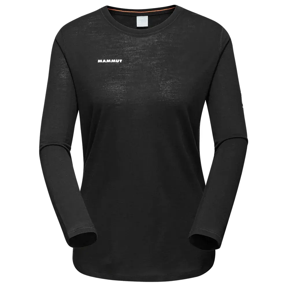 Koszulka damska Mammut Tree Wool FL Longsleeve black