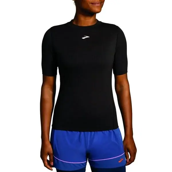 Brooks Koszulka damska Brooks High Point Short Sleeve czarny