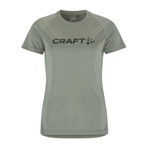 Craft Koszulka damska Craft Core Essence Logo Active Comfort SS ciemnozielony