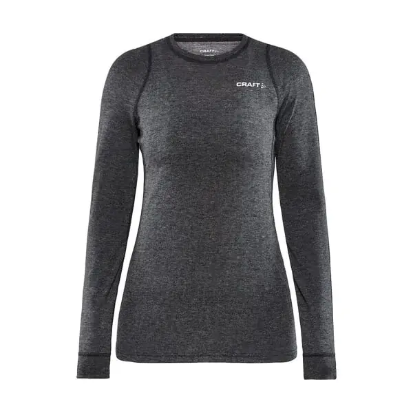 Craft Koszulka termoaktywna damska Craft Core W Wool Merino LS czarny