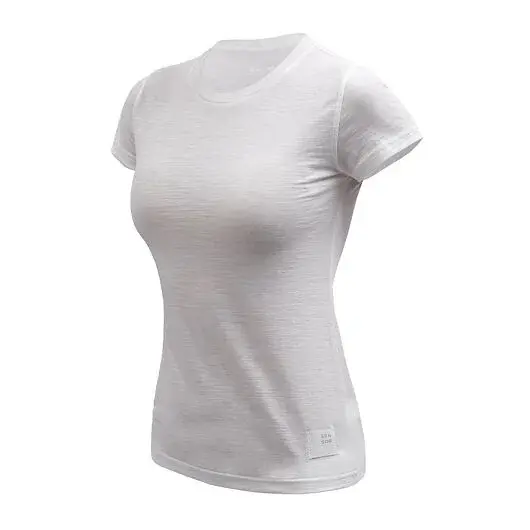 Koszulka z krótkim rękawem damska Sensor MERINO CORDURA biały