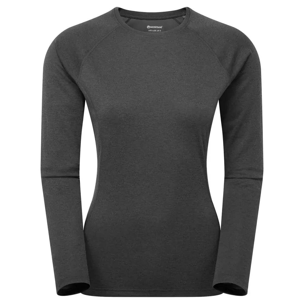 Montane Koszulka oddychająca damska Montane Womens's Dart Long Sleeve T-Shirt Black