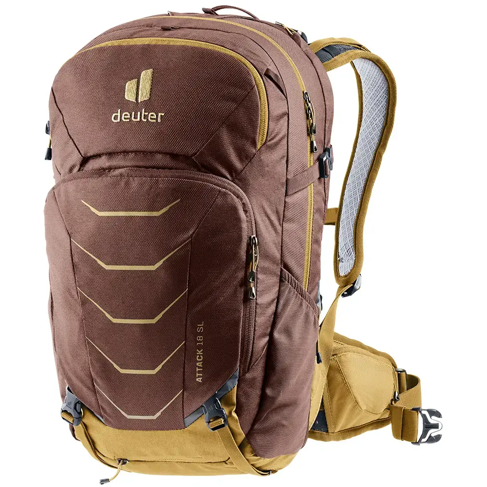 Plecak rowerowy damski Deuter Attack 18 SL raisin-almond