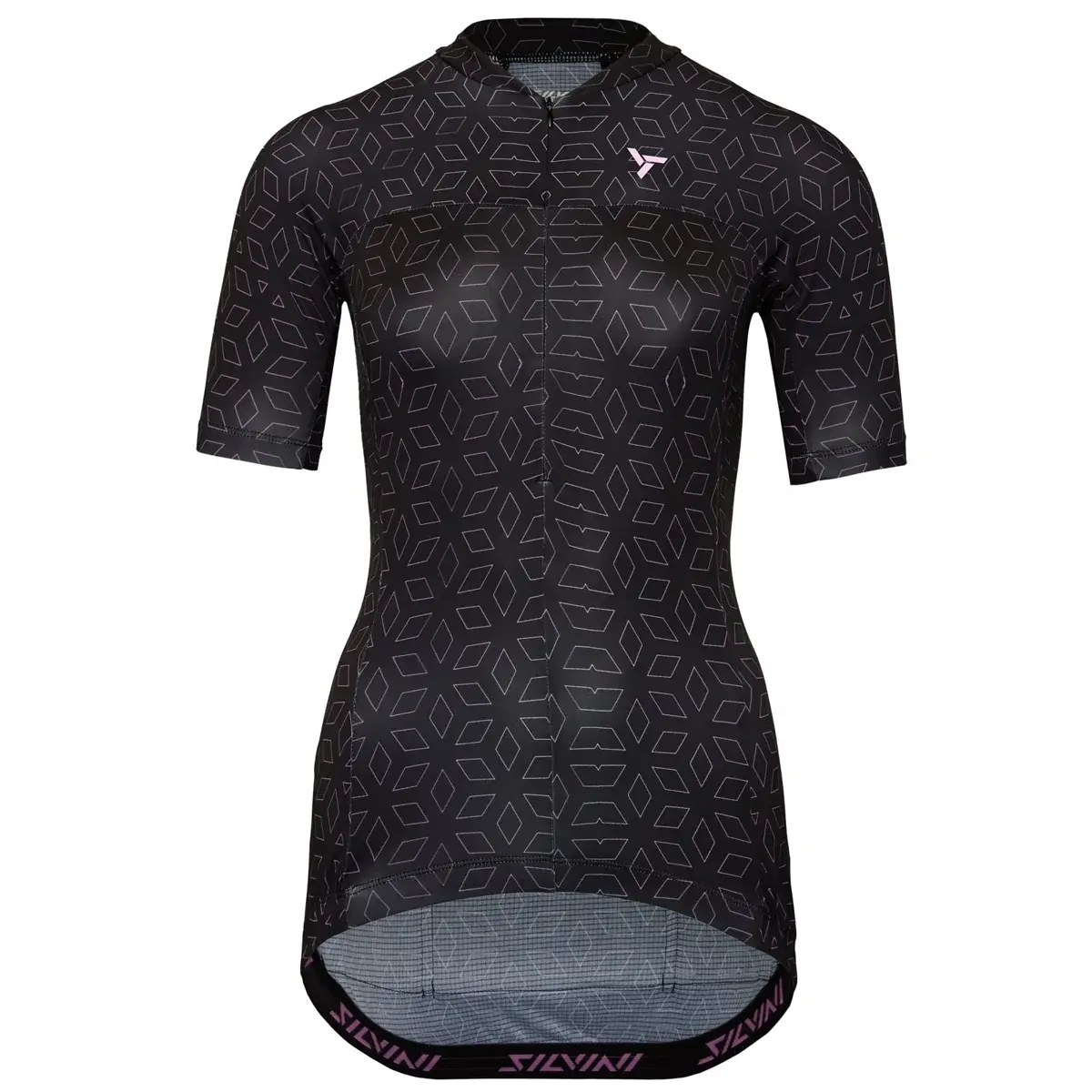 Koszulka sportowa damska Silvini WD1621 Catirina black-blush