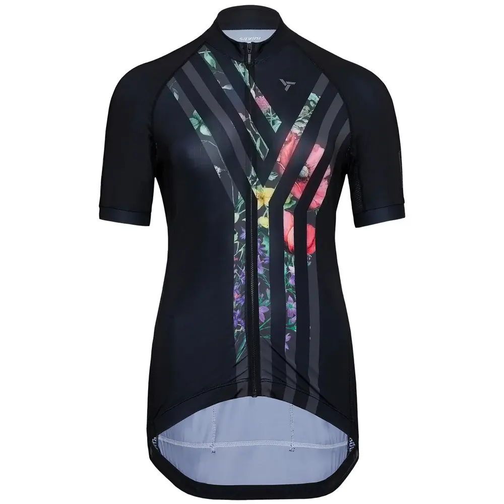 Koszulka sportowa damska Silvini WD2412 Calnia black-charcoal
