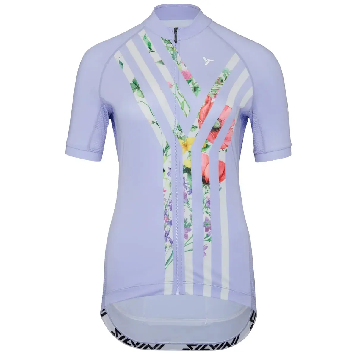 Koszulka sportowa damska Silvini WD2412 Calnia lilac-white