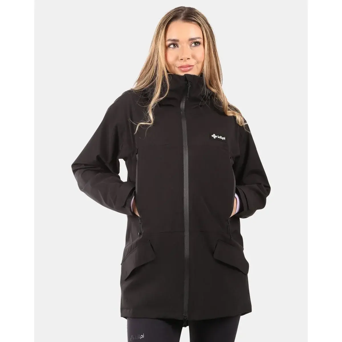 Kilpi Płaszcz outdoorowy damski Kilpi AYRA-W czarny