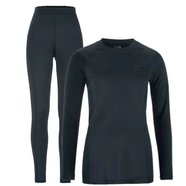 Craft Komplet bielizny termoaktywnej damski Craft CORE Warm Baselayer niebieski