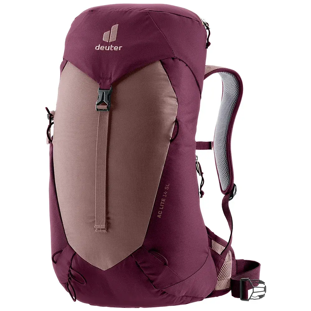 Plecak turystyczny damski Deuter AC Lite 14 SL ashrose-cassis