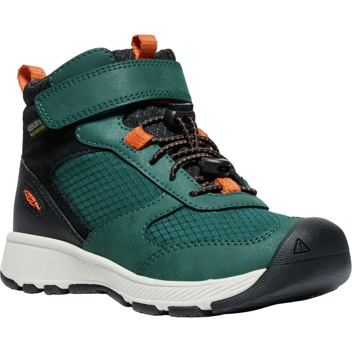 KEEN Buty wodoodporne dziecięce KEEN Skua Mid WP Children/Yout ponderosa pine/gold flame