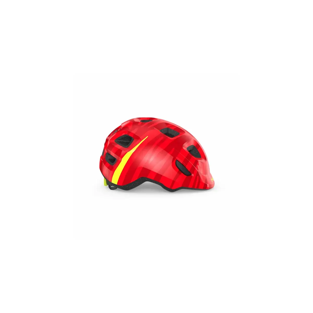 Kask rowerowy dla dzieci MET Hooray czerwony zebra