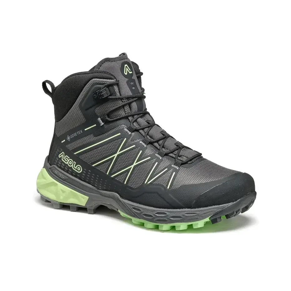 Buty za kostkę dziecięce Asolo Tahoe Mid JR GTX shark grey/black/brook green/b182 29EU