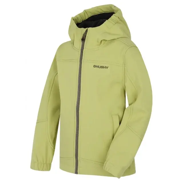 Kurtka softshellowa dla dzieci Husky Simbo K light green