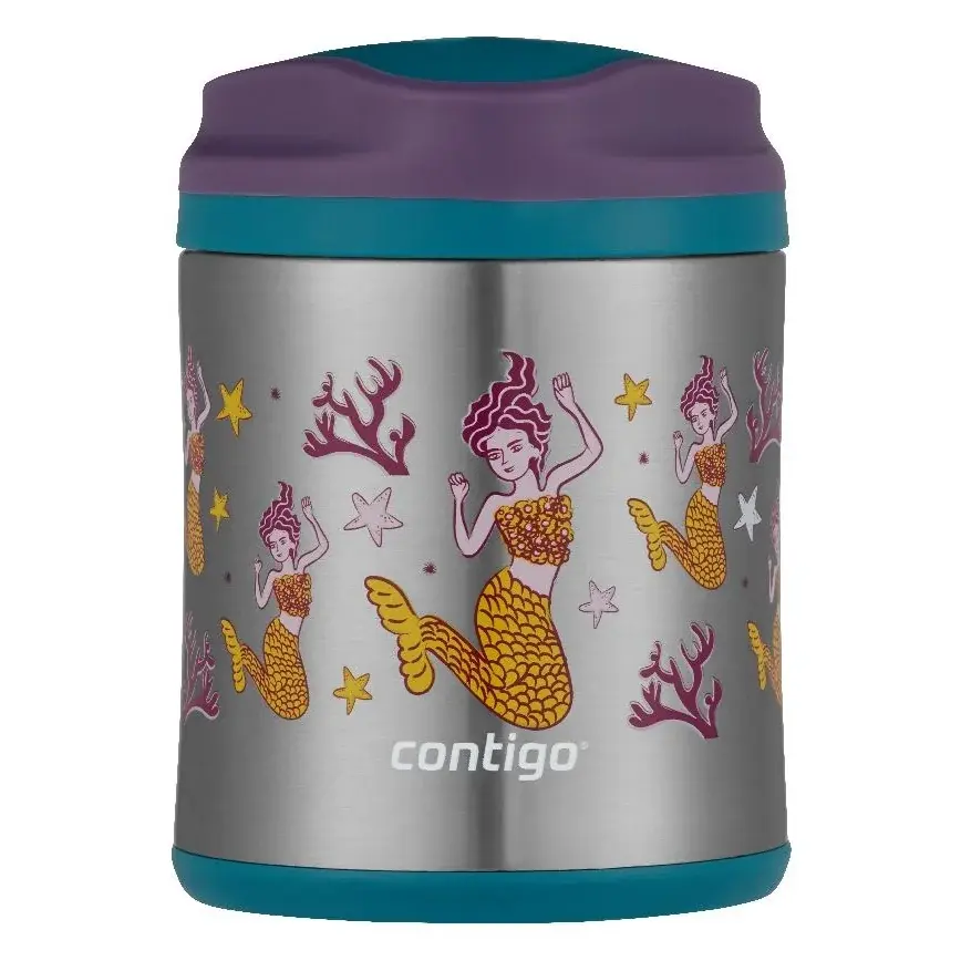 Termos obiadowy dziecięcy Contigo Kids Food Jar 300ml syreny