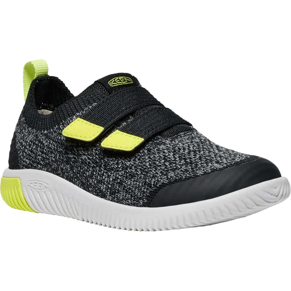 KEEN Buty barefoot dziecięce KEEN KNX Knit DS Children/Youth black/evening primrose