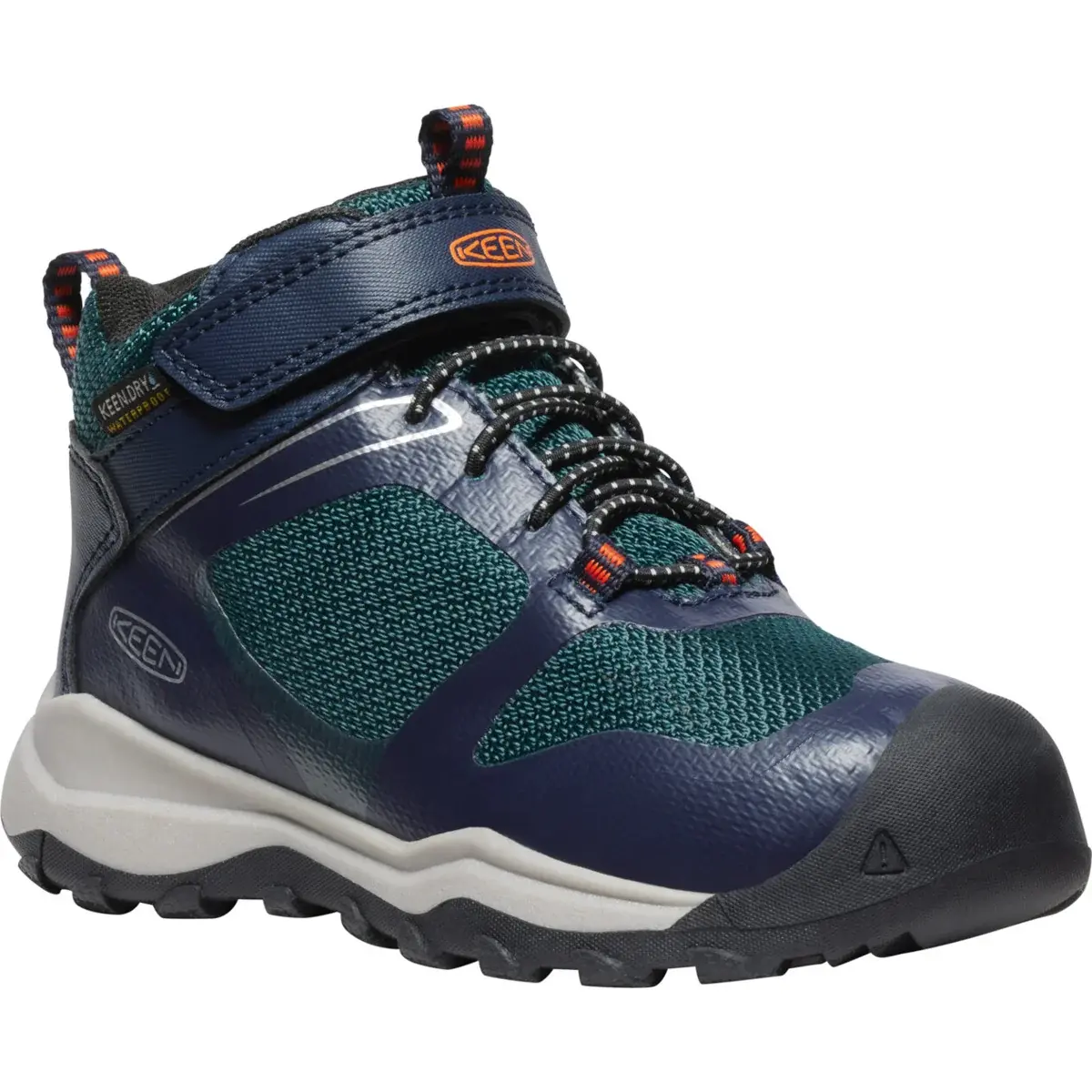 KEEN Buty dziecięce KEEN Wanduro Mid WP sky captain/sea moss