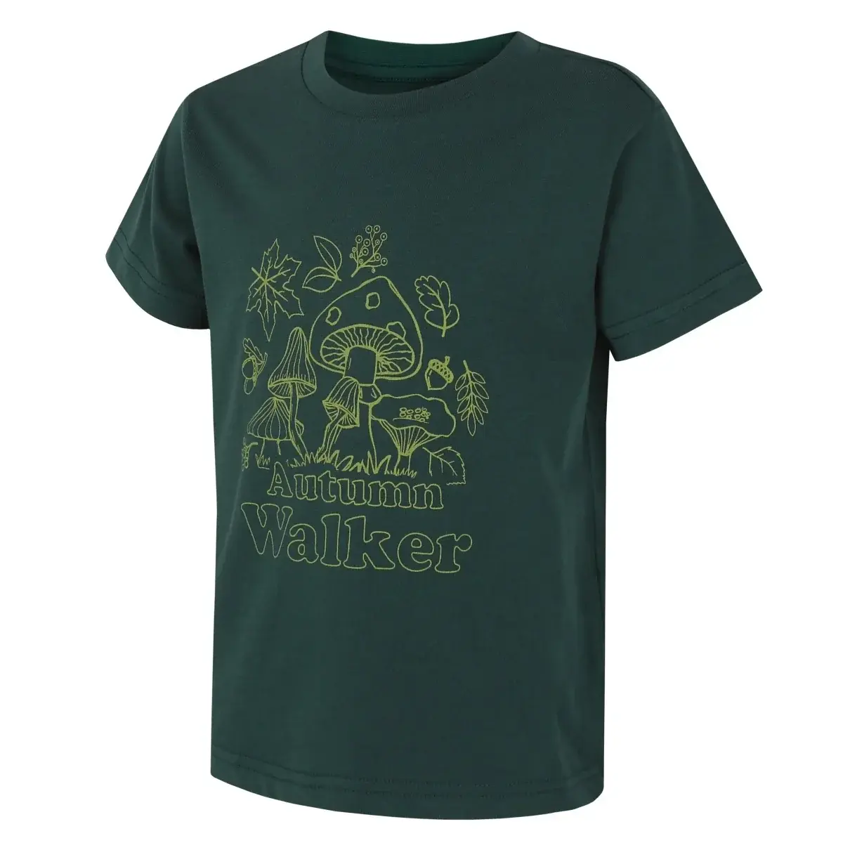 Husky Koszulka dla dzieci Husky Tee Mushroom K dark green