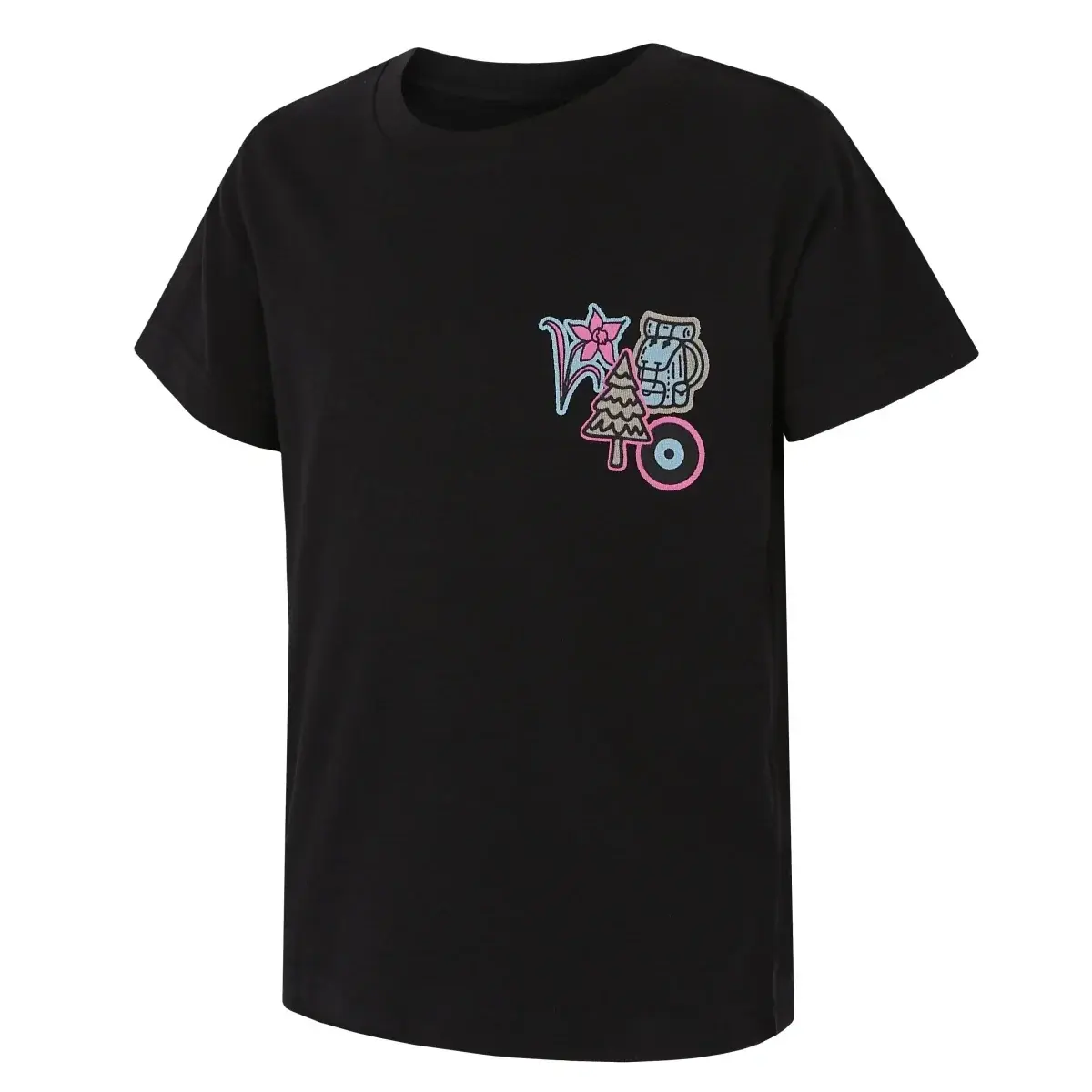 Husky Koszulka dla dzieci Husky Tee Patch K black