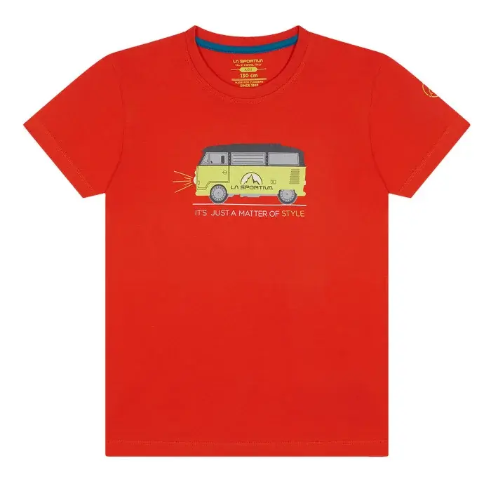 La Sportiva Koszulka dla dzieci La Sportiva Van T-Shirt poppy 130