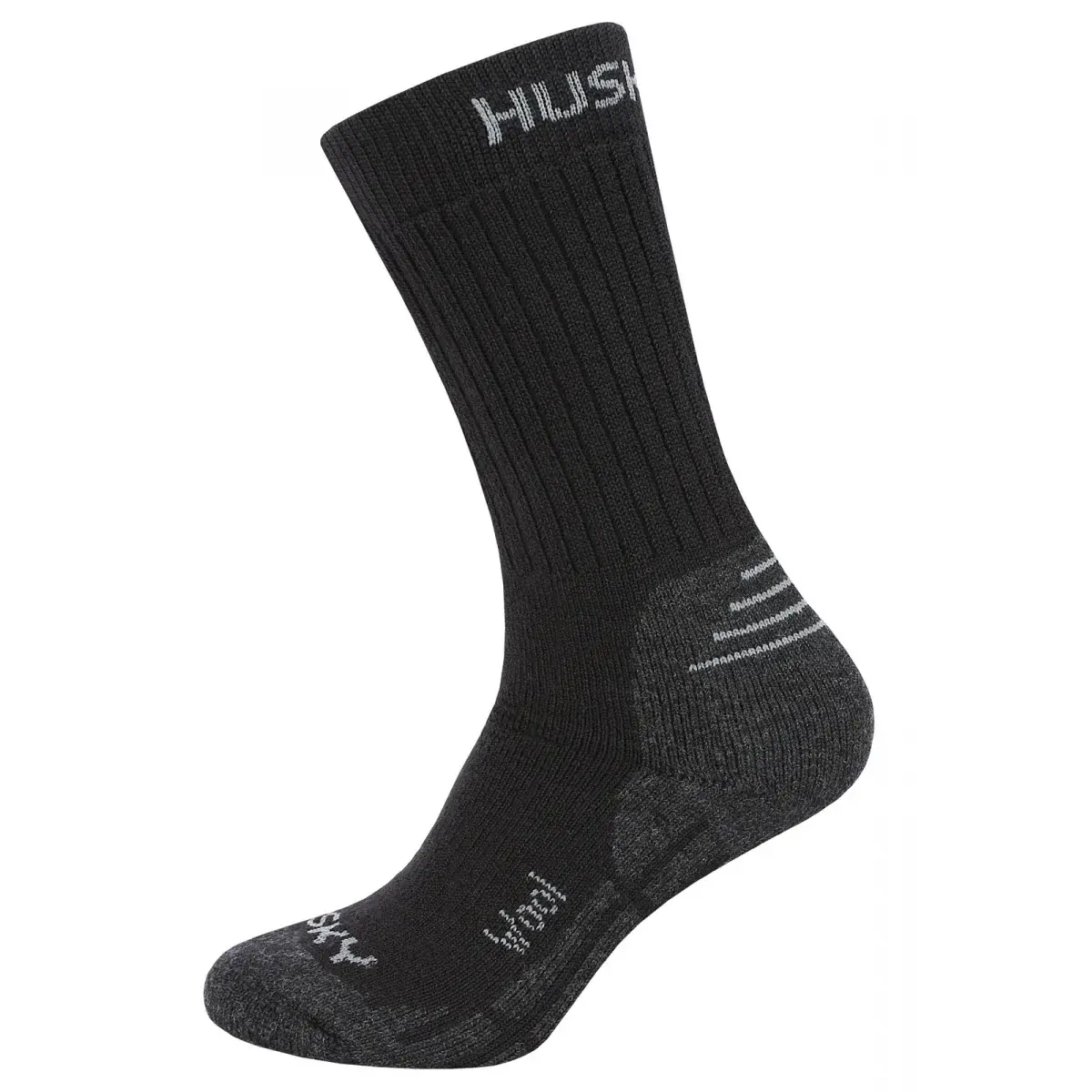Husky Skarpety wełniane dziecięce Husky All-Wool czarny