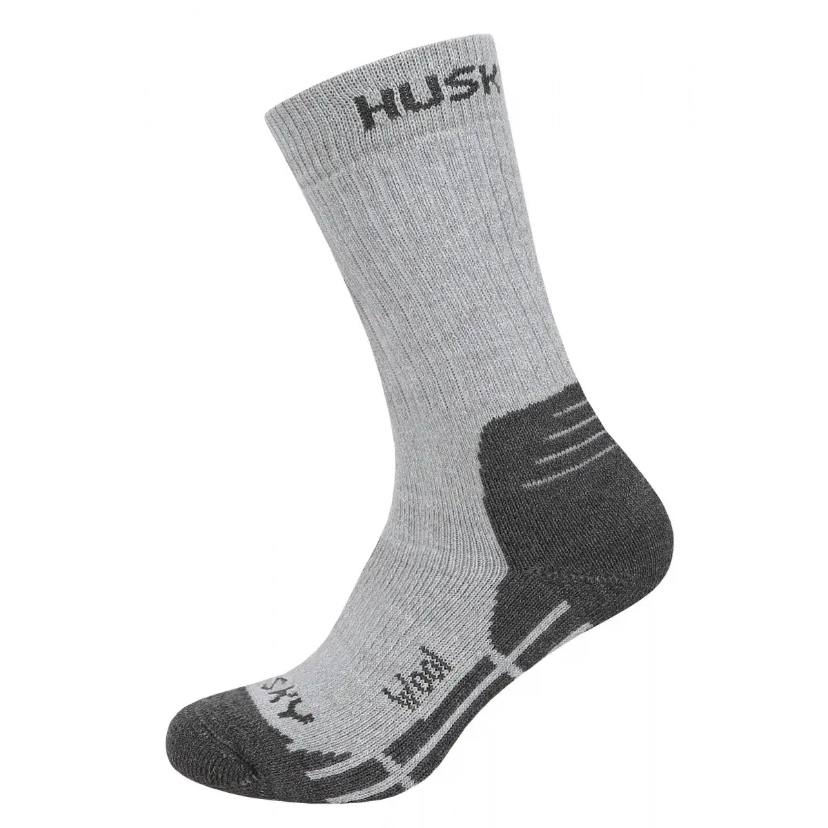 Husky Skarpety wełniane dziecięce Husky All-Wool jasnoszary