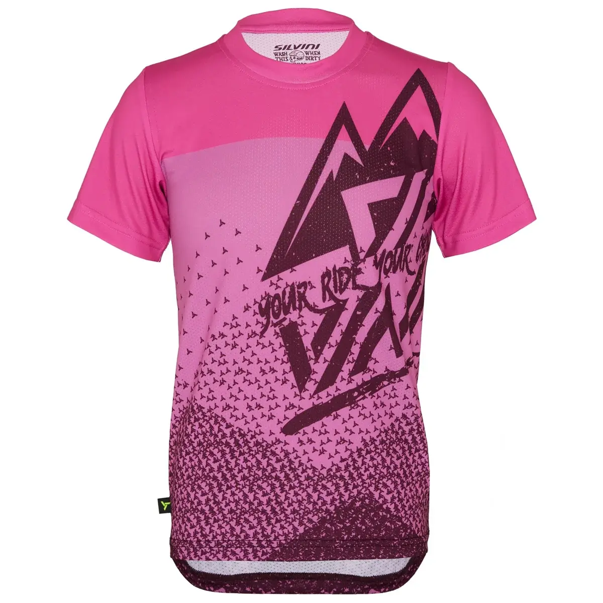 Silvini Koszulka rowerowa dla dzieci Silvini CD2283 Denni plum-pink