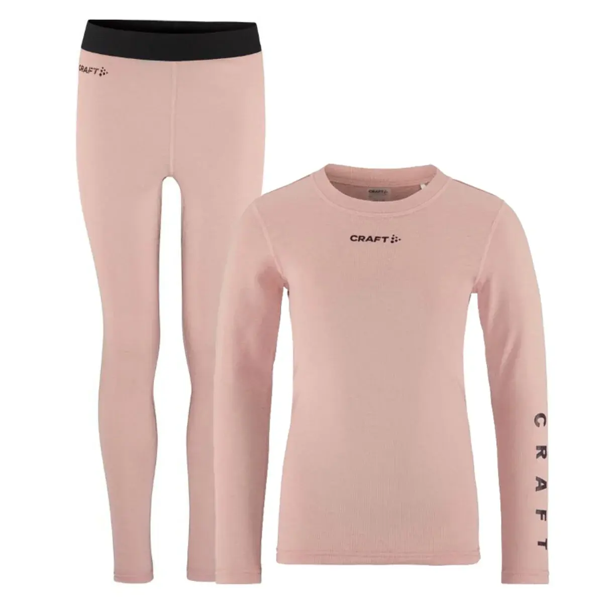 Craft Zestaw bielizny termoaktywnej dla dzieci Craft Core Warmp Baselayer różowy