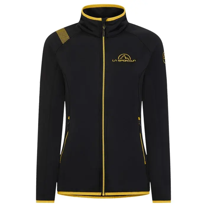 Bluza polarowa damska La Sportiva Promo Fleece black/yellow