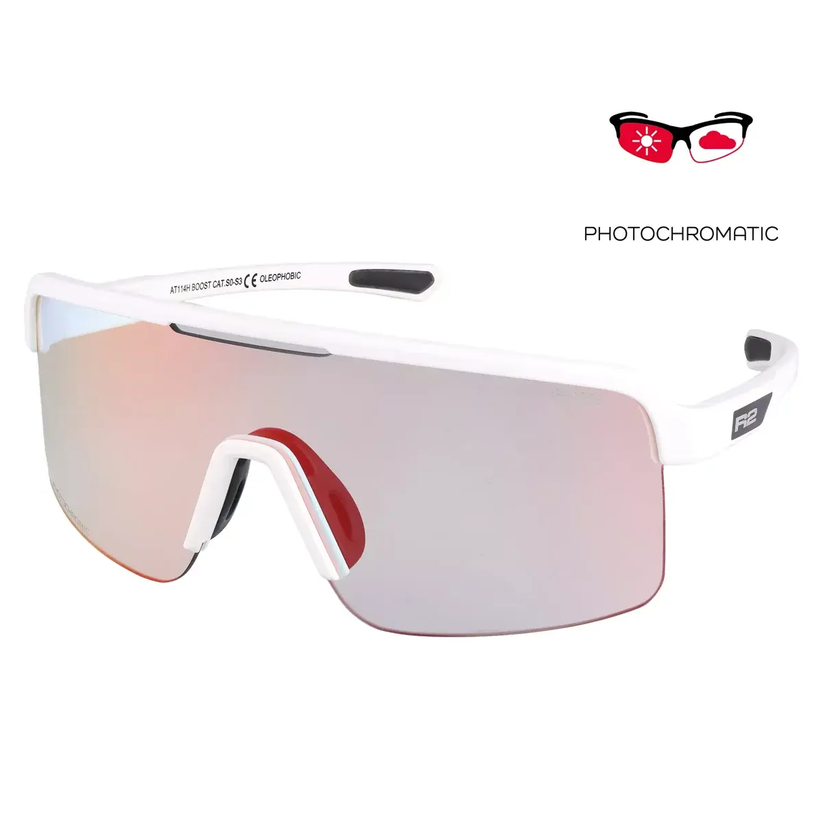 R2 Okulary przeciwsłoneczne sportowe fotochromowe R2 BOOST AT114H