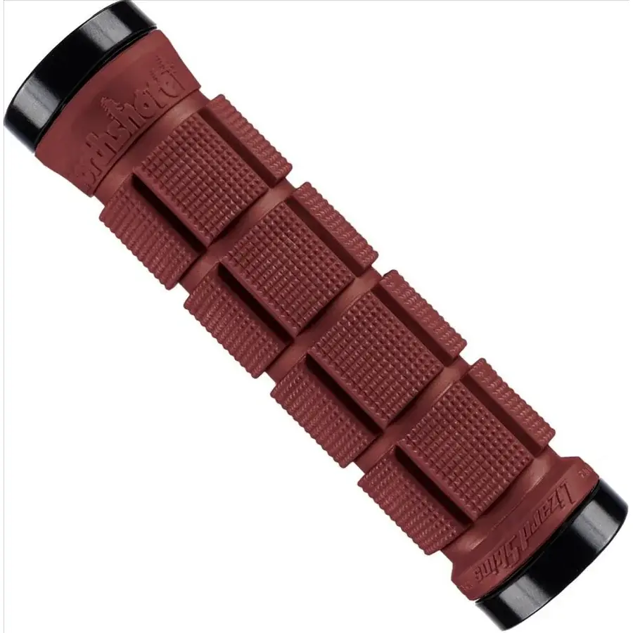 Chwyty rowerowe Lizard Skins Dual-Clamp Lock-On Northshore Deep red