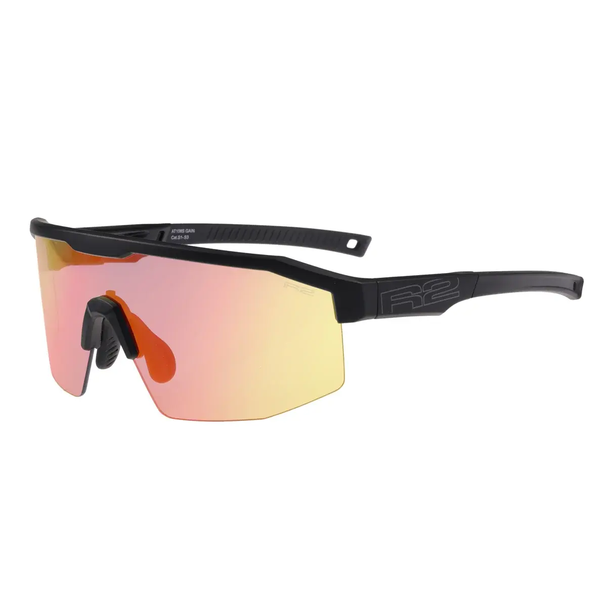 R2 Okulary przeciwsłoneczne sportowe fotochromowe R2 GAIN matowy AT108S