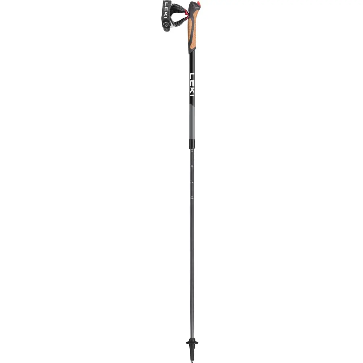 Leki Kijki Leki Spin, black-silvergray-white, 100-130cm