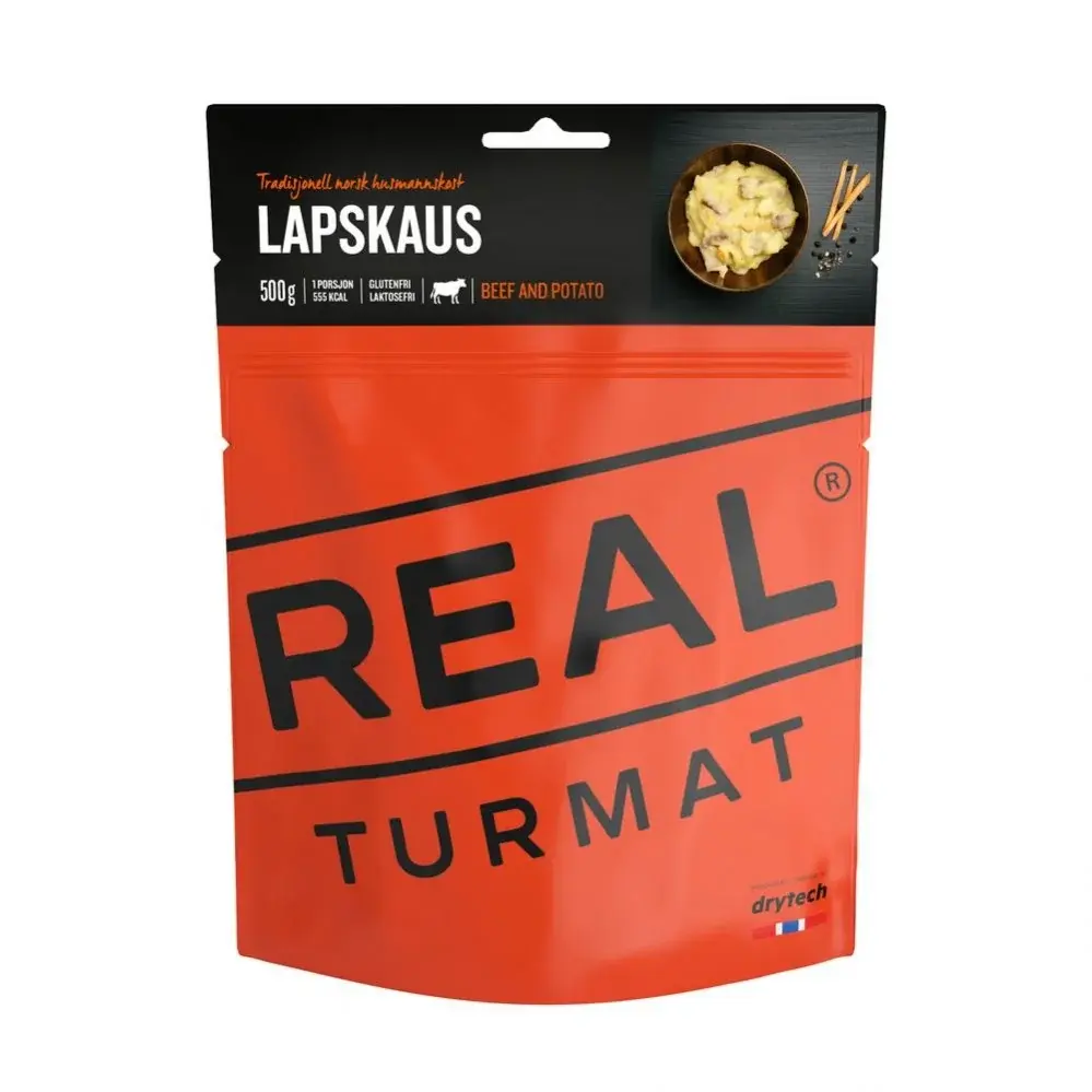 REAL Turmat Wołowina z warzywami i ziemniakami REAL Turmat 500 g