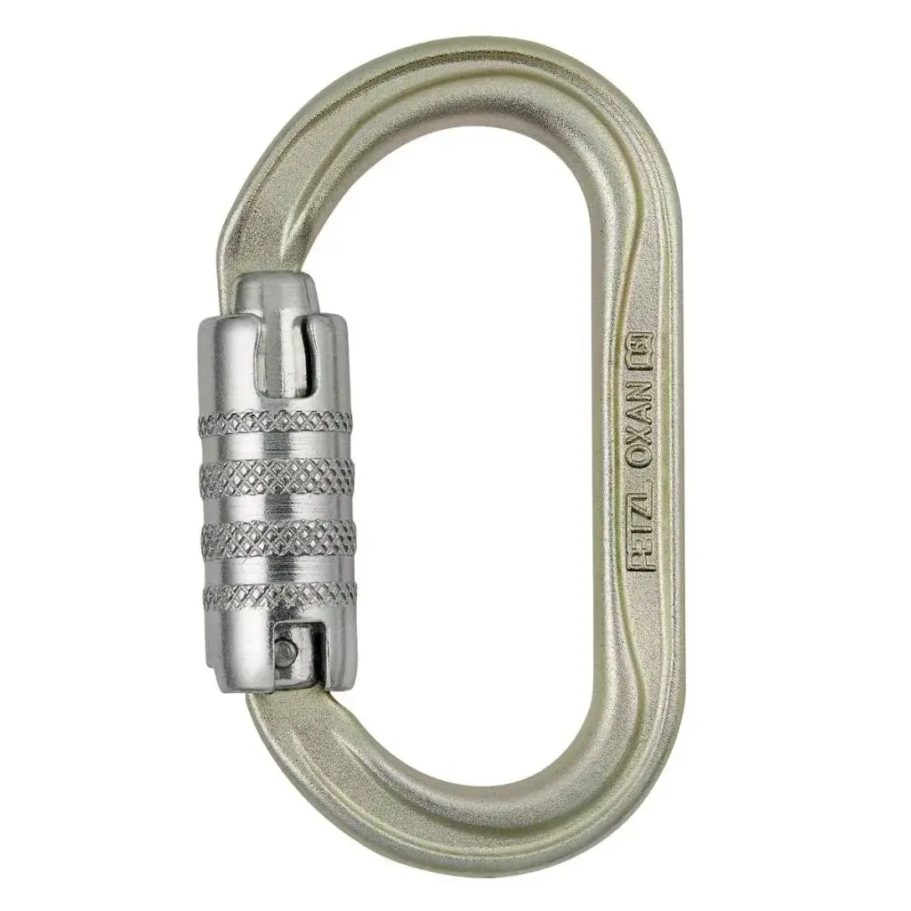 Petzl Karabinek Petzl Oxan Screw-Lock złoty