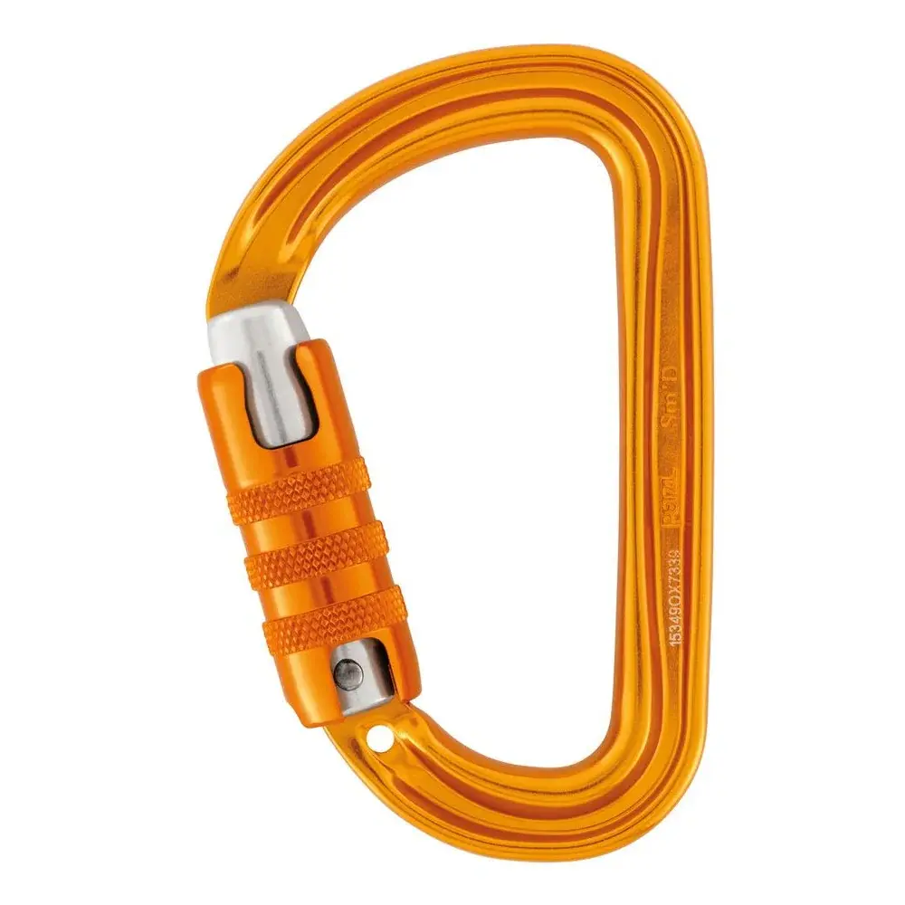 Karabinek Petzl Sm´D triact-lock pomarańczowy