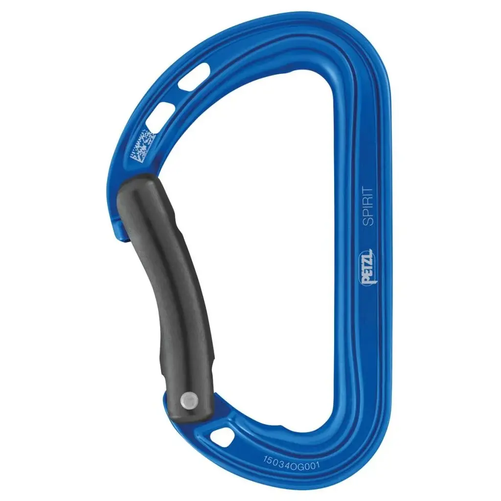 Petzl Karabinek uniwersalny Petzl Spirit Bent Gate Blue
