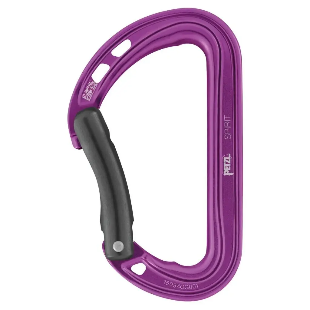 Petzl Karabinek uniwersalny Petzl Spirit Bent Gate Violet