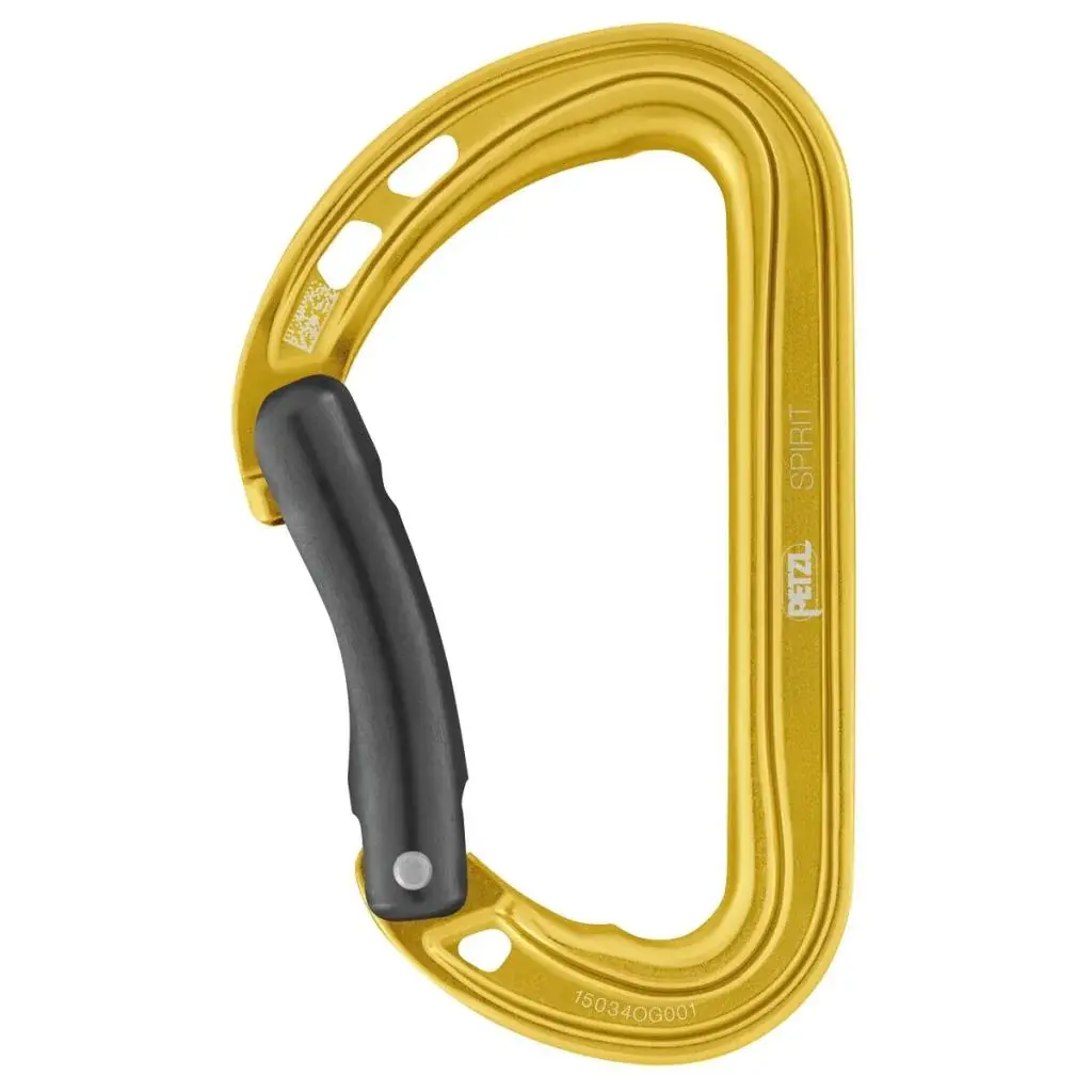 Petzl Karabinek uniwersalny Petzl Spirit Bent Gate Yellow