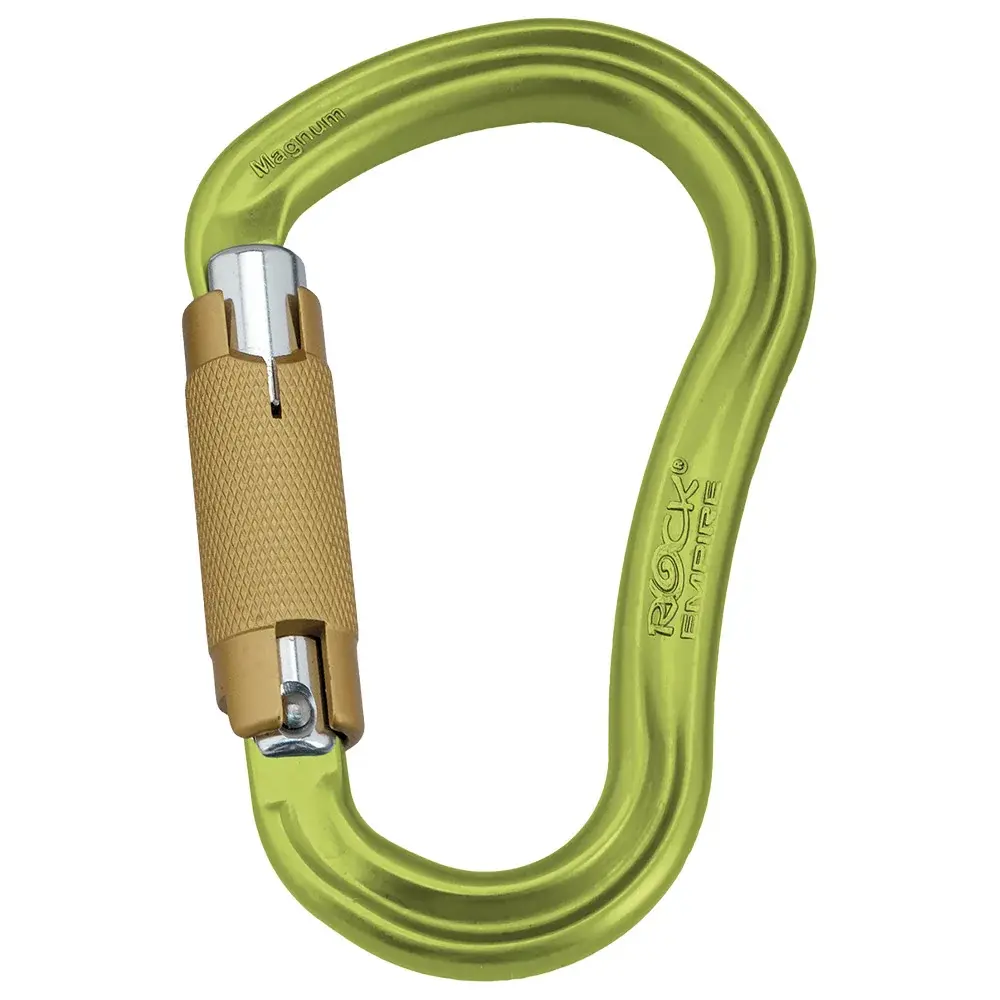 Rock Empire Karabinek Rock Empire Carabiner HMS Magnum 2T Jasnozielony