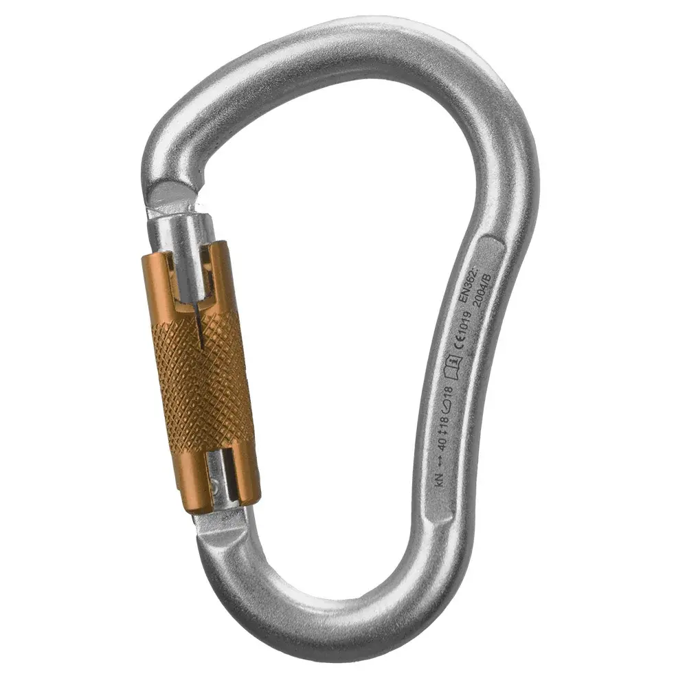 Karabinek Rock Empire Magnum Steel 2T srebrny