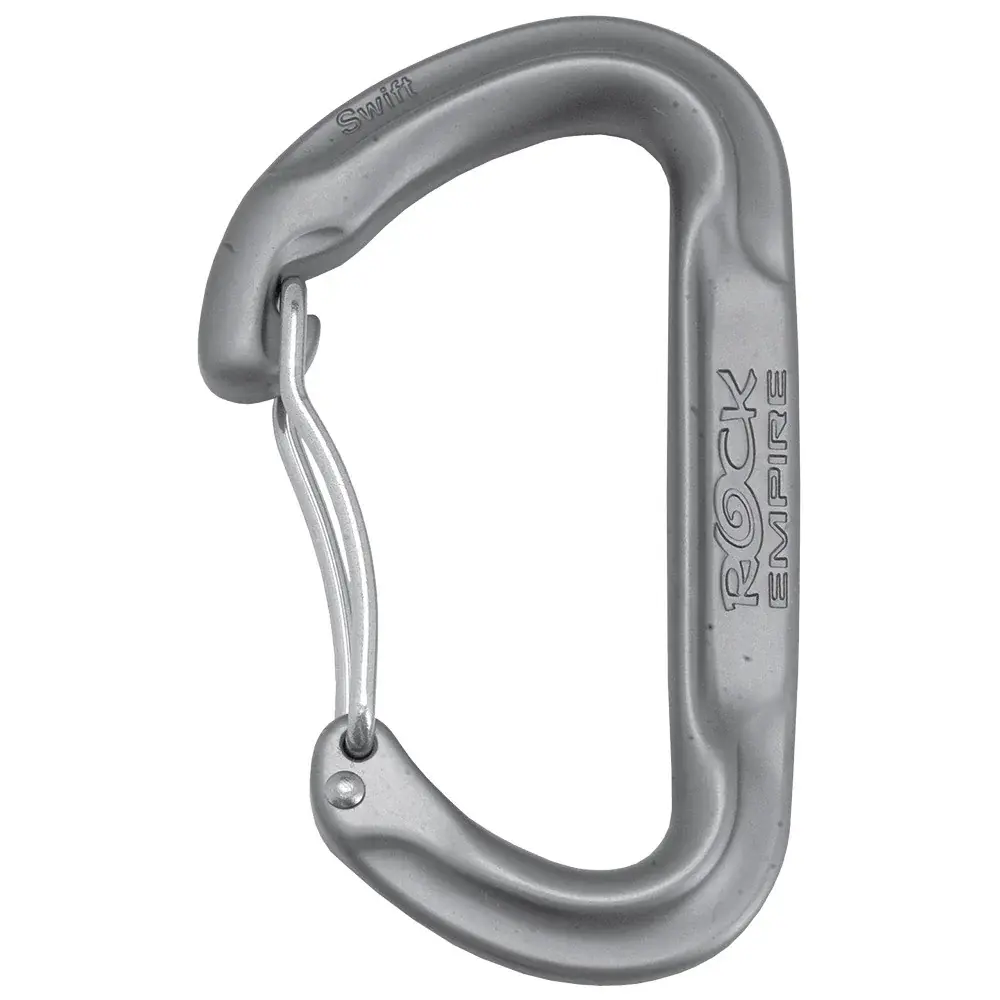 Rock Empire Karabinek lekki Rock Empire Swift Szary one size