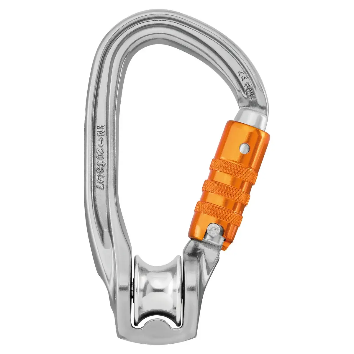 Karabinek z bloczkiem Petzl Rollclip Z Triact-Lock