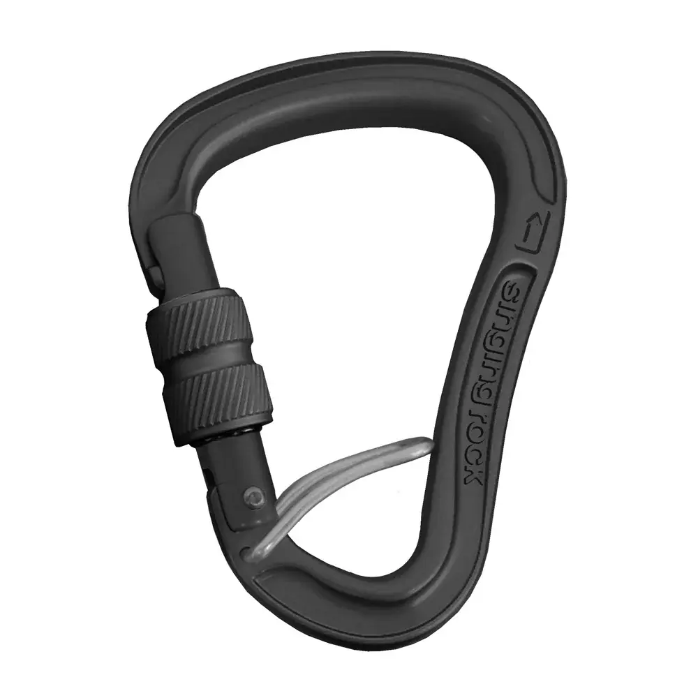 Singing Rock Karabinek Singing Rock HMS Bora GP screw czarny
