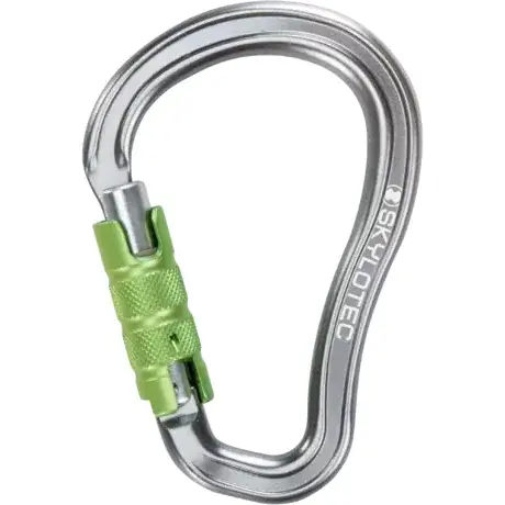 Skylotec Karabinek Skylotec Axis HMS TG (triplex gate) Grey/Green Onesize