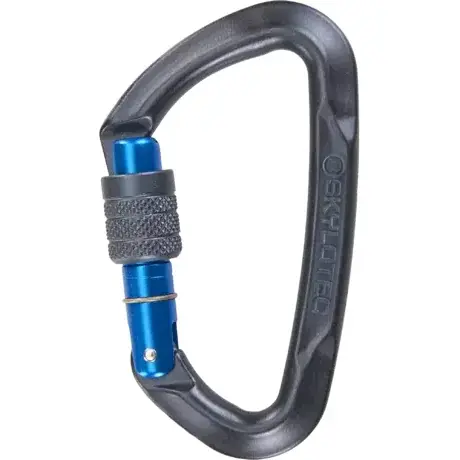 Skylotec Karabinek Skylotec Lime SG (screw gate) Anthracite/Blue Onesize