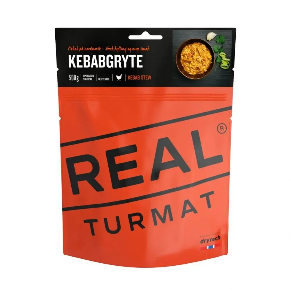 REAL Turmat Kebab z kurczakiem i ryżem REAL Turmat 500 g