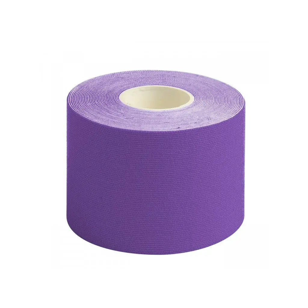 Yate Taśma kinezjologiczna Yate 5cm x 5m fioletowy