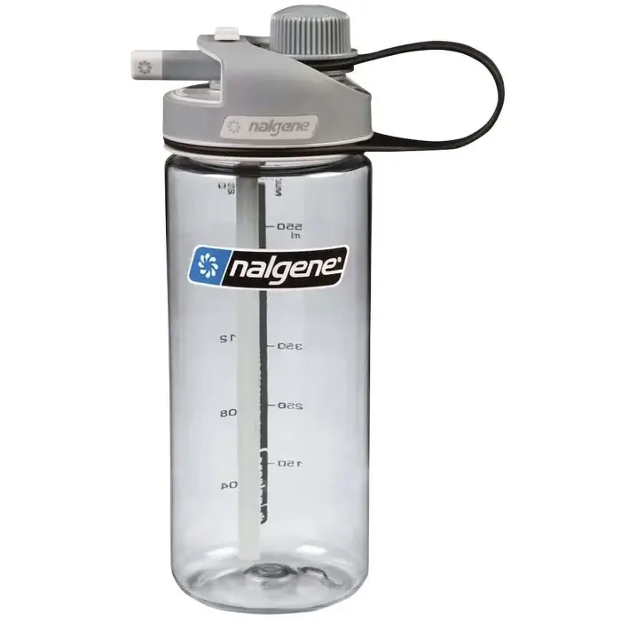 Nalgene Butelka Nalgene MultiDrink, Clear w/ Gray Cap, Sustain Clear w/ Gray Cap, Sustain 560ml