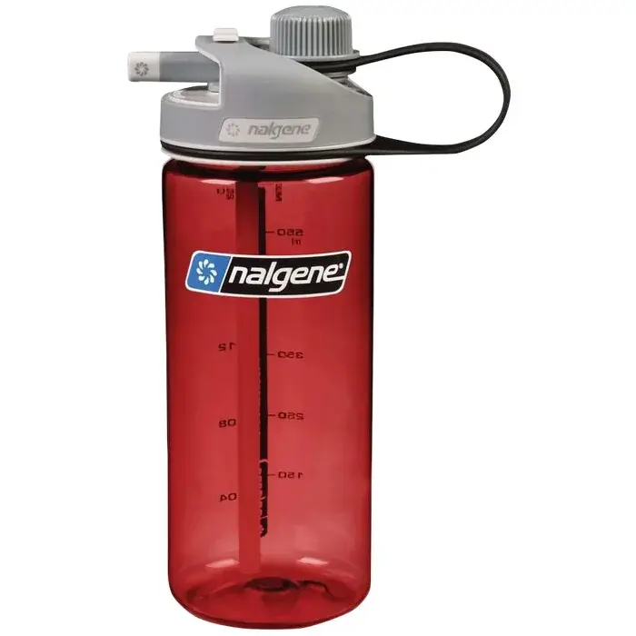Nalgene Butelka Nalgene MultiDrink, Red w/ Gray Cap, Sustain Red w/ Gray Cap, Sustain 560ml